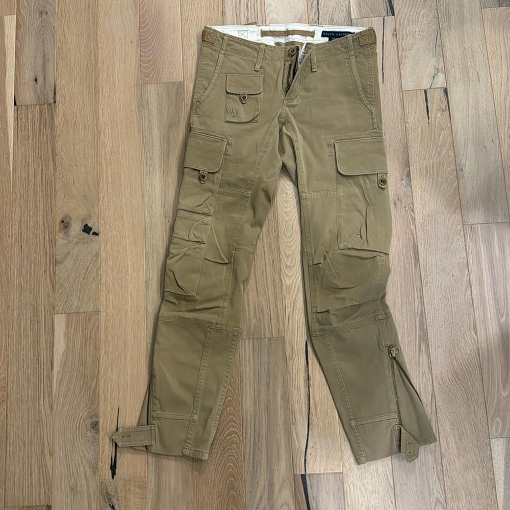Vintage Womens Ralph Lauren Cargo Pants. Size 2.